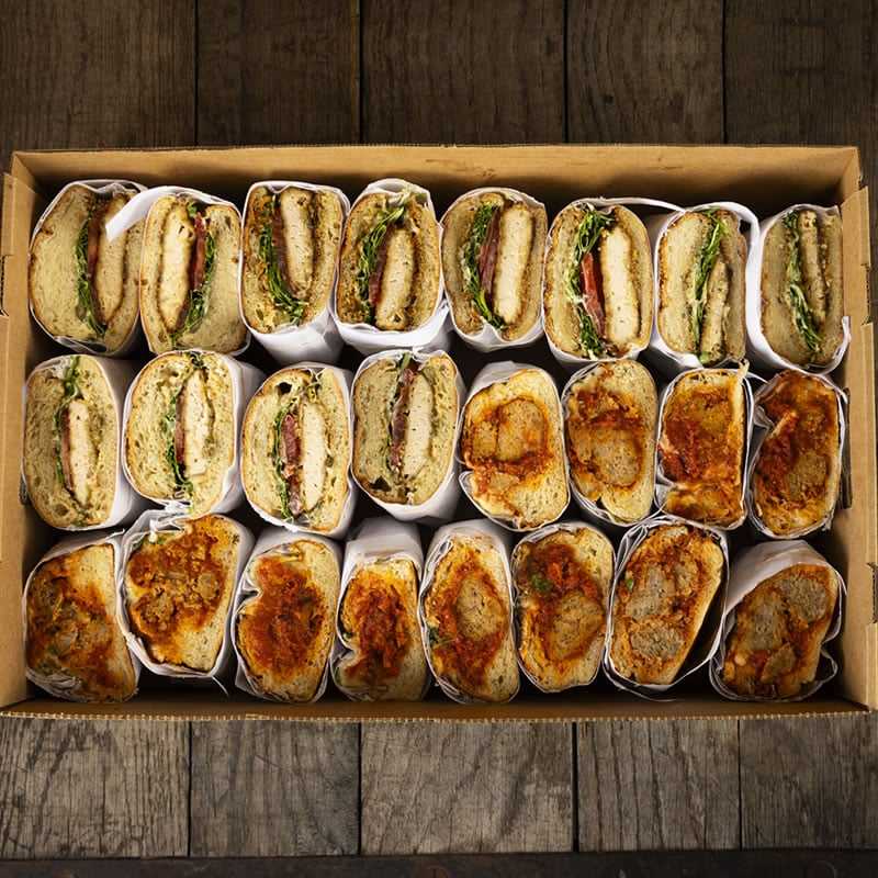 Summer Street Grocers Catering | Box of Sandwiches