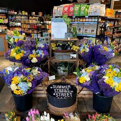 Summer Street Grocers - Flower display